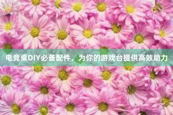 电竞桌DIY必备配件，为你的游戏台提供高效助力